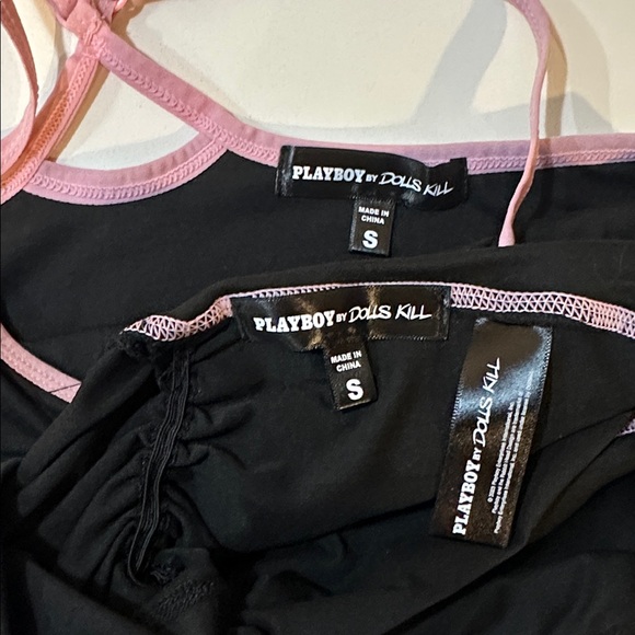 Dollskill x Playboy Sports Bra and Bike Short Set - Picture 4 of 6